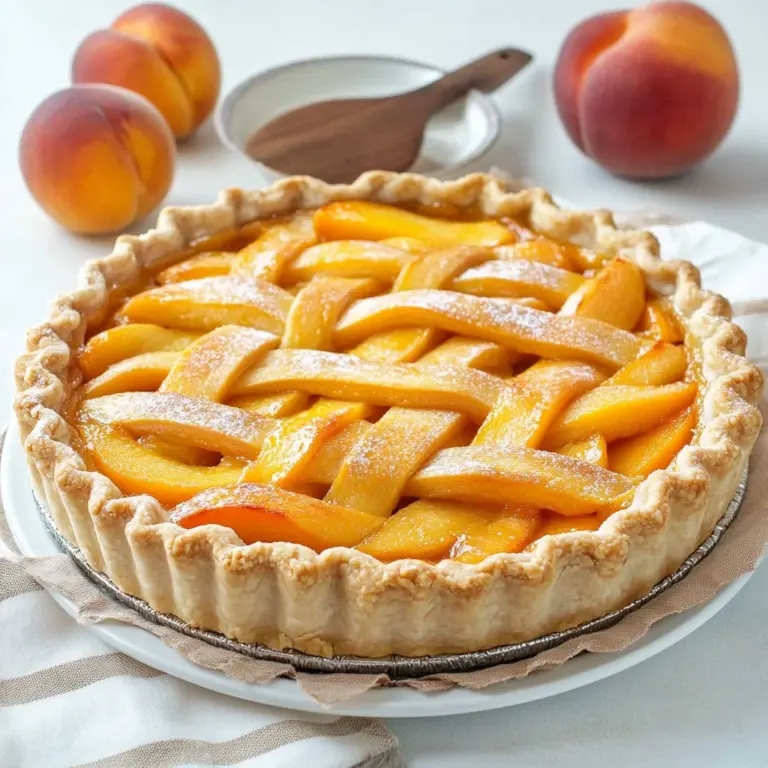 Classic Peach Pie
