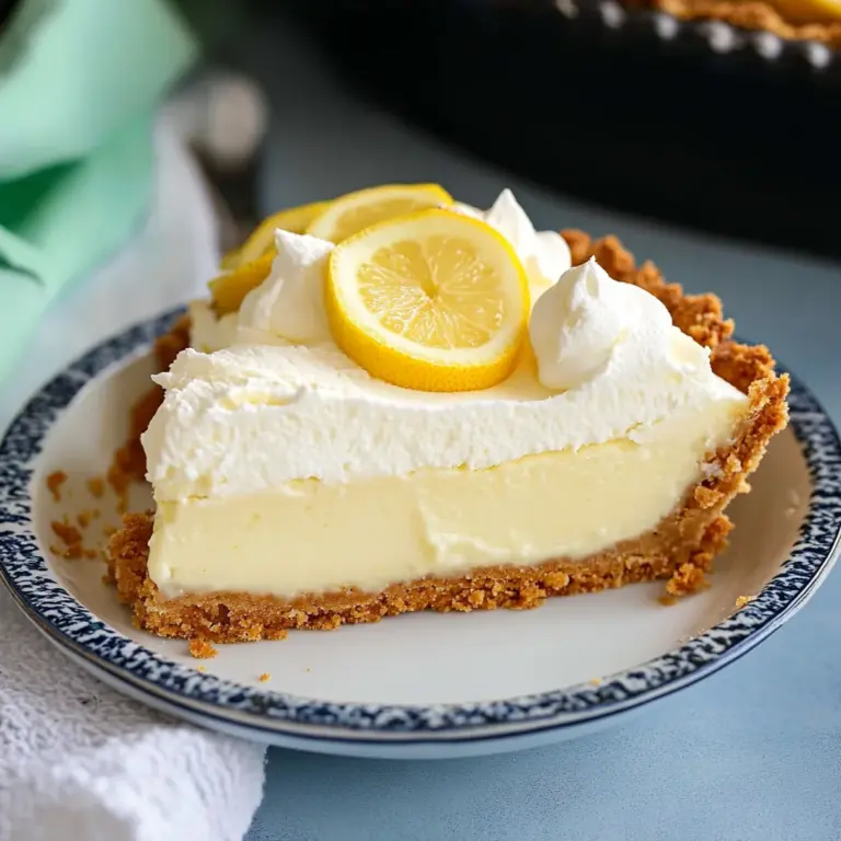 Creamy Lemon Icebox Pie