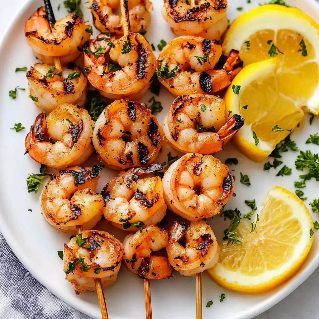 Easy Grilled Shrimp Kabobs Marinade