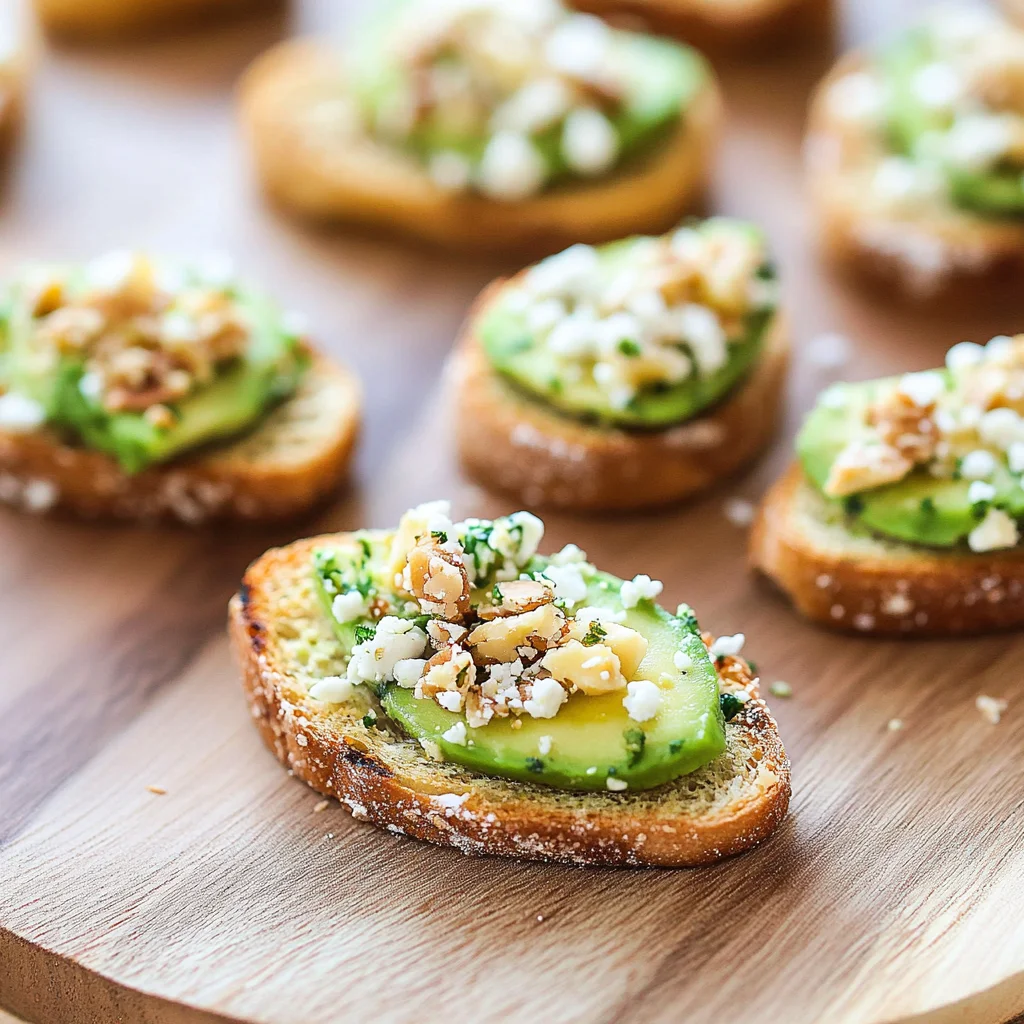 Mini Avocado Toasts