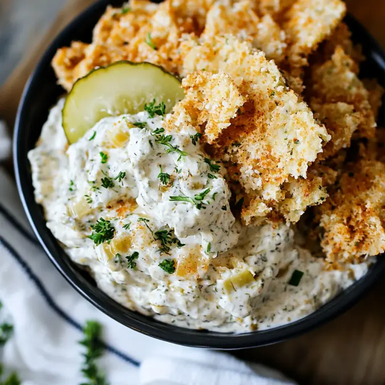 Fried Pickle Ranch Dip