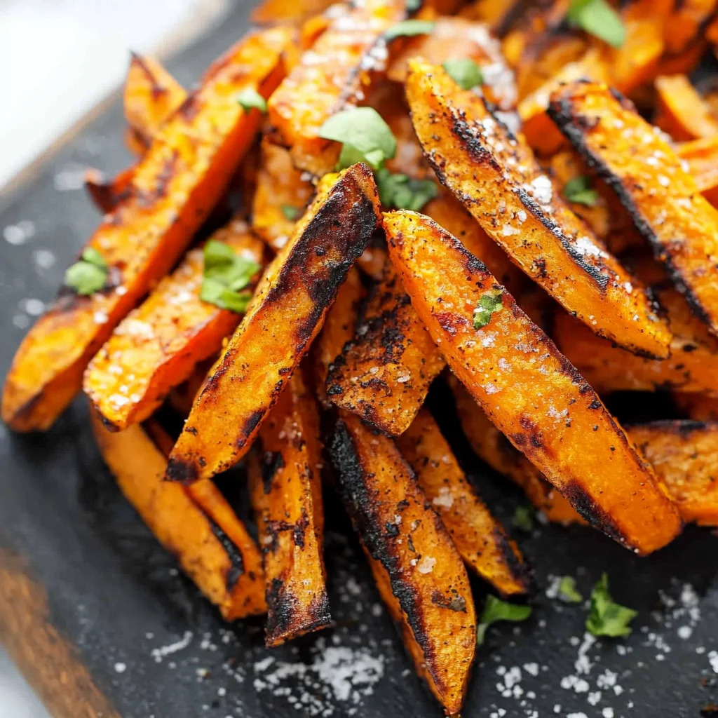 Grilled Sweet Potato Fries
