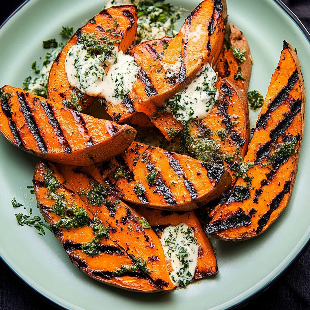Grilled Sweet Potatoes