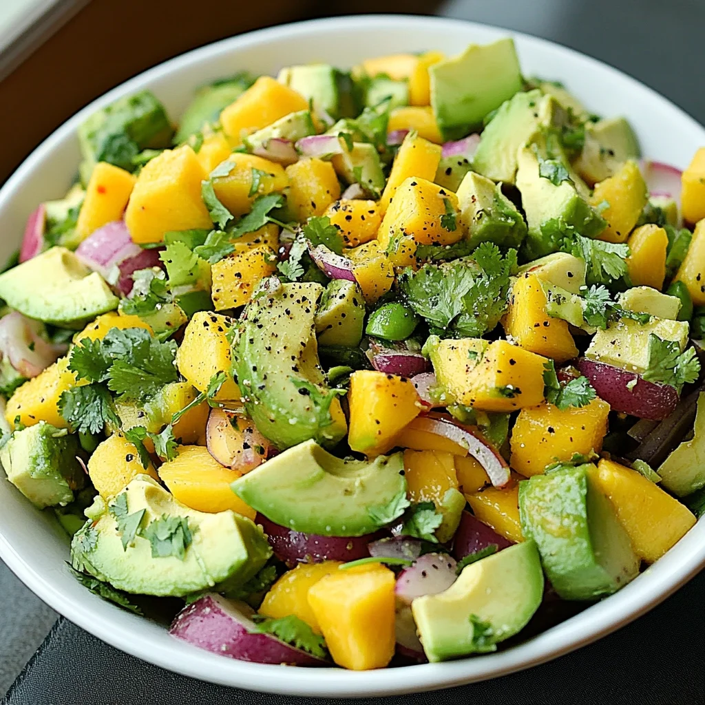 Mango Avocado Summer Salad