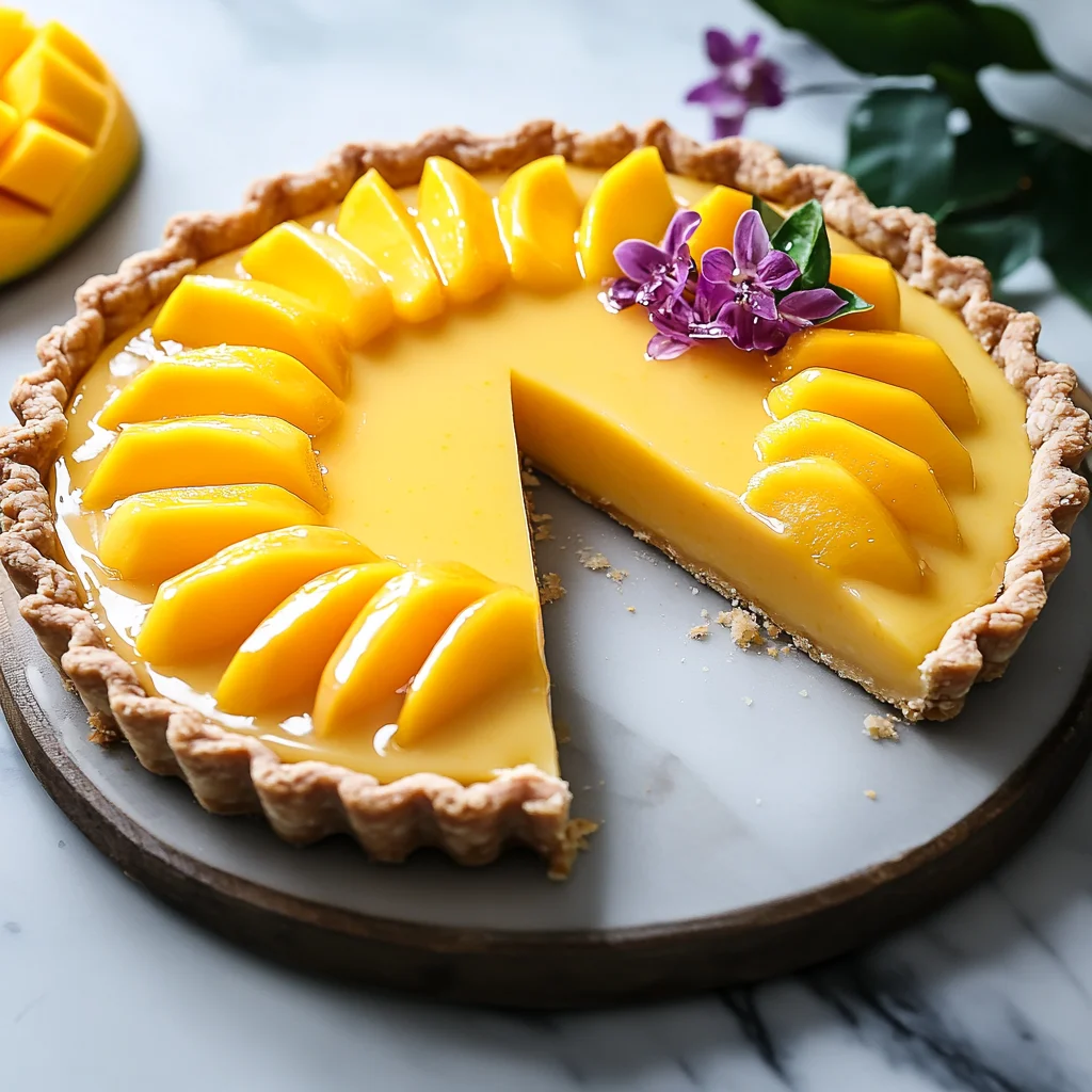 Mango Curd Tart Recipe