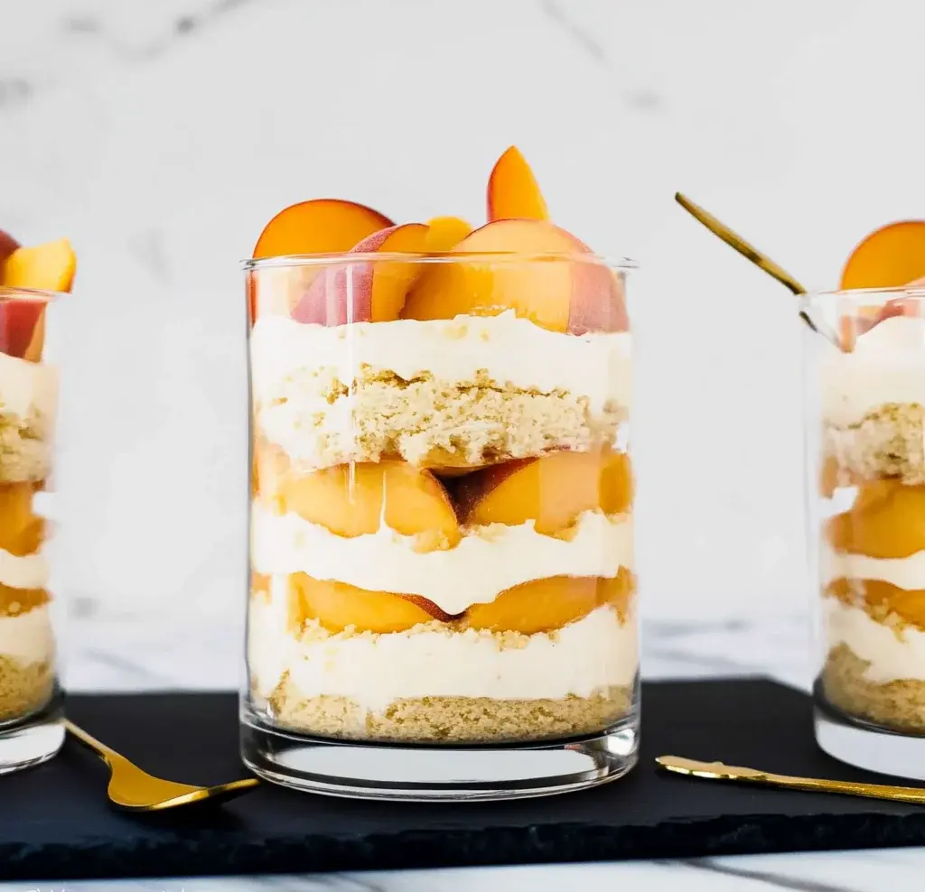 Peach Mousse Trifle