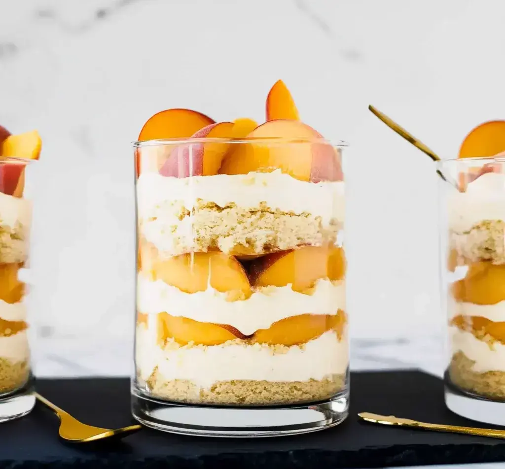 Peach Mousse Trifle