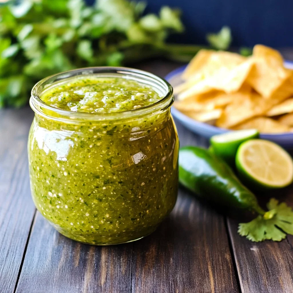Sweet Salsa Verde (Green Salsa)