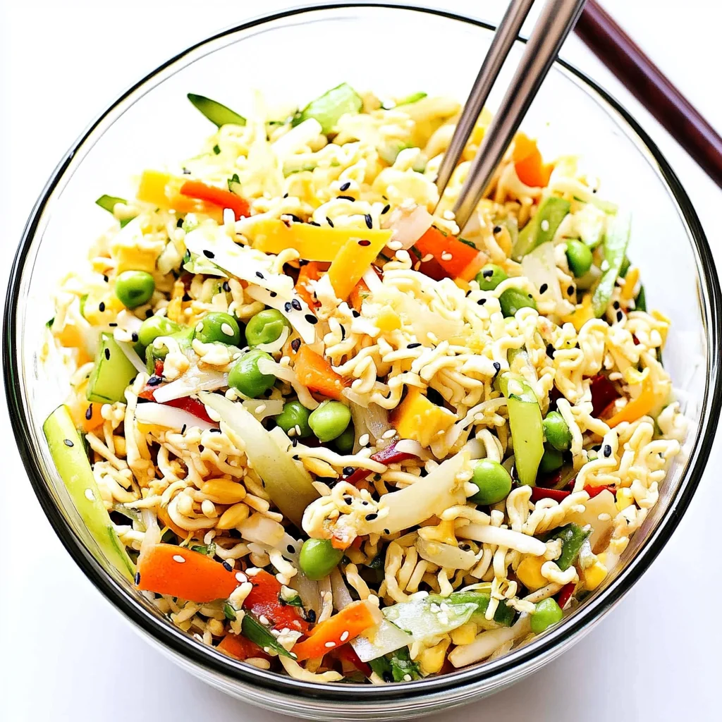 Crunchy Ramen Noodle Salad