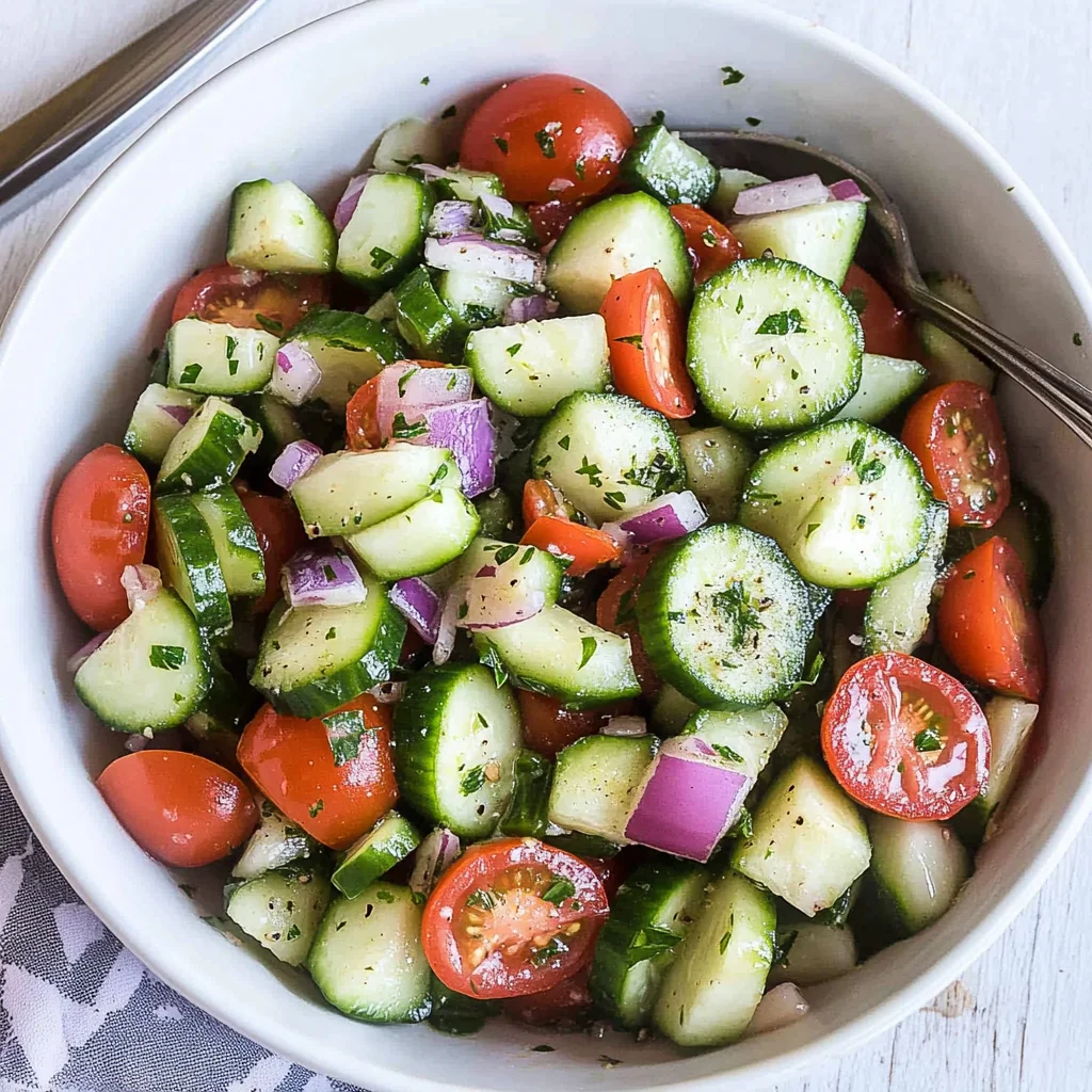Cucumber Tomato Salad