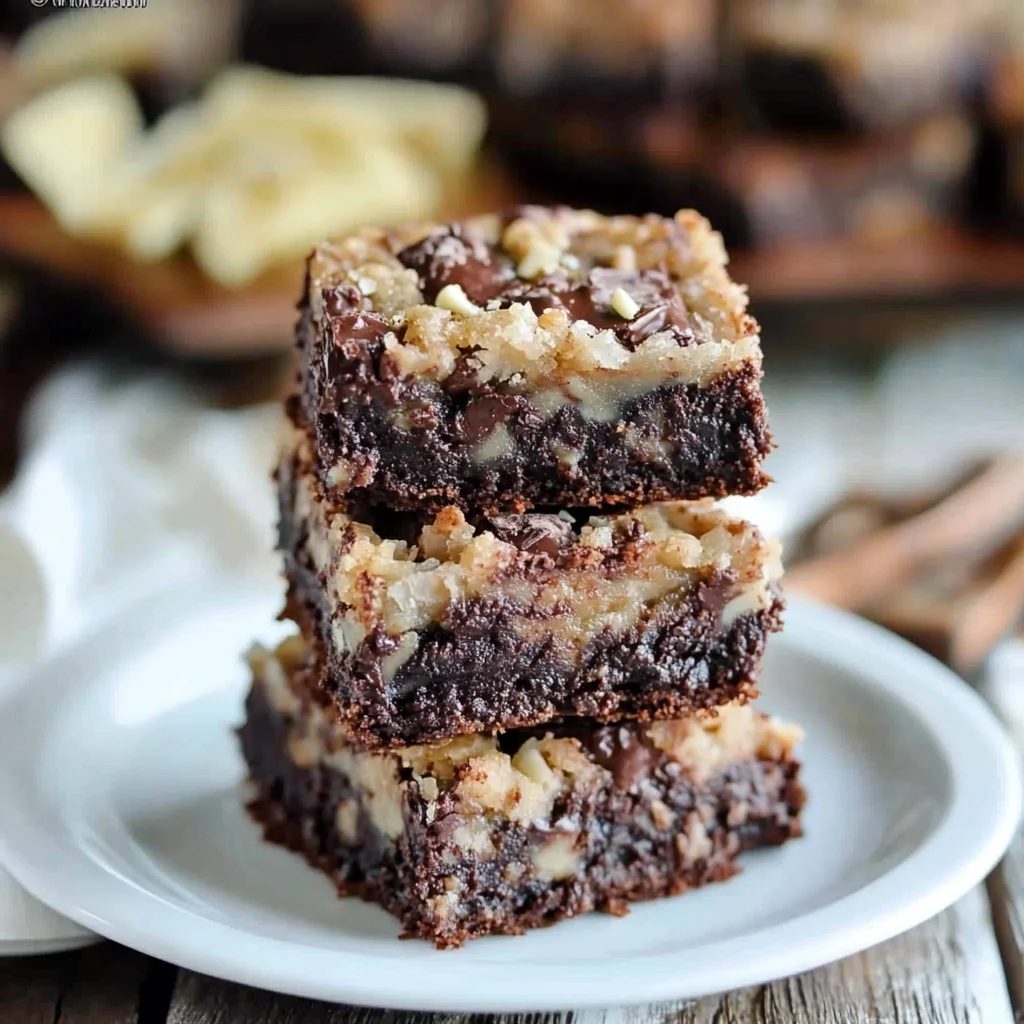 German Chocolate Brownies