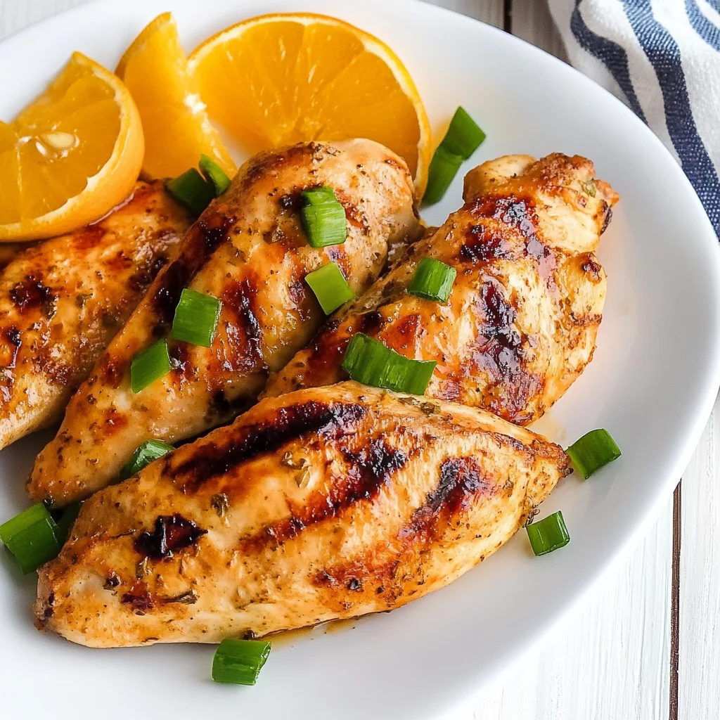 Grilled Citrus Garlic Chicken