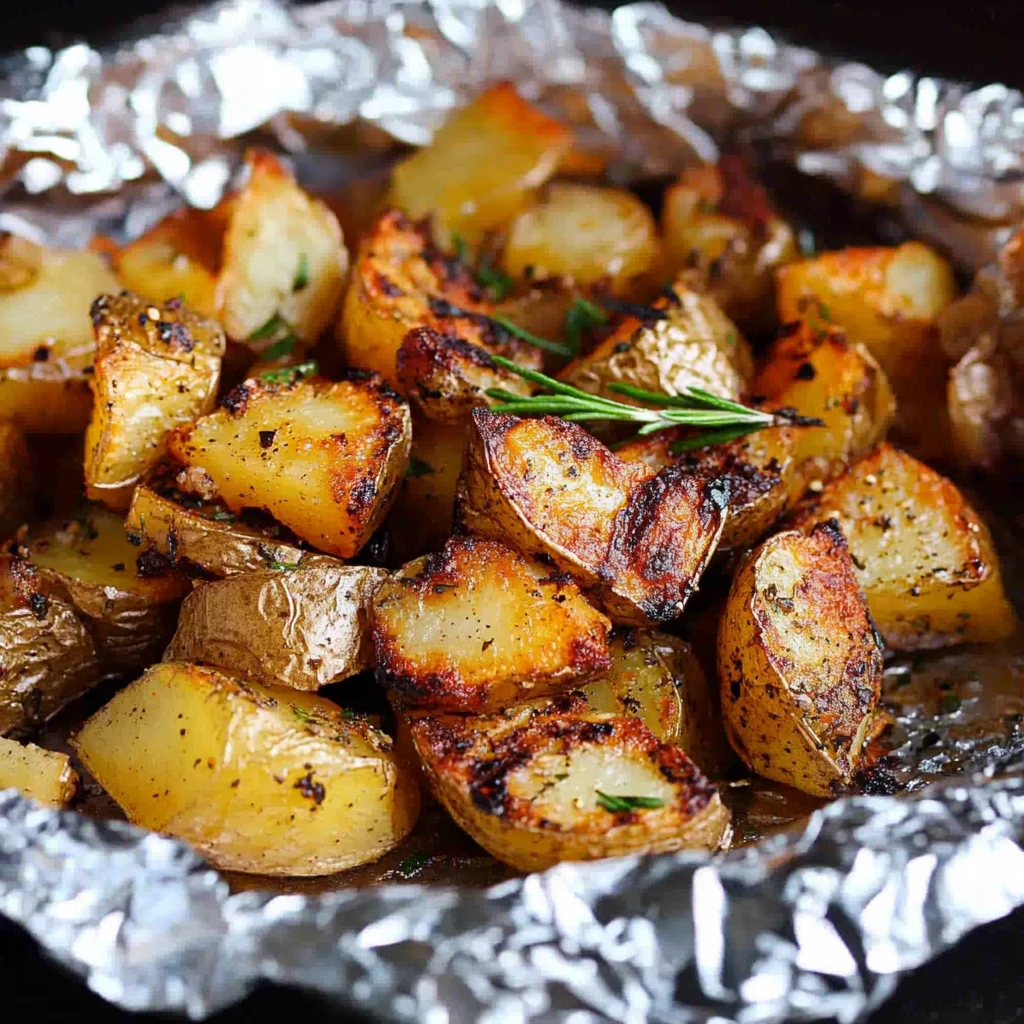 Grilled Potatoes Recipe with Rosemary & Smoked Paprika