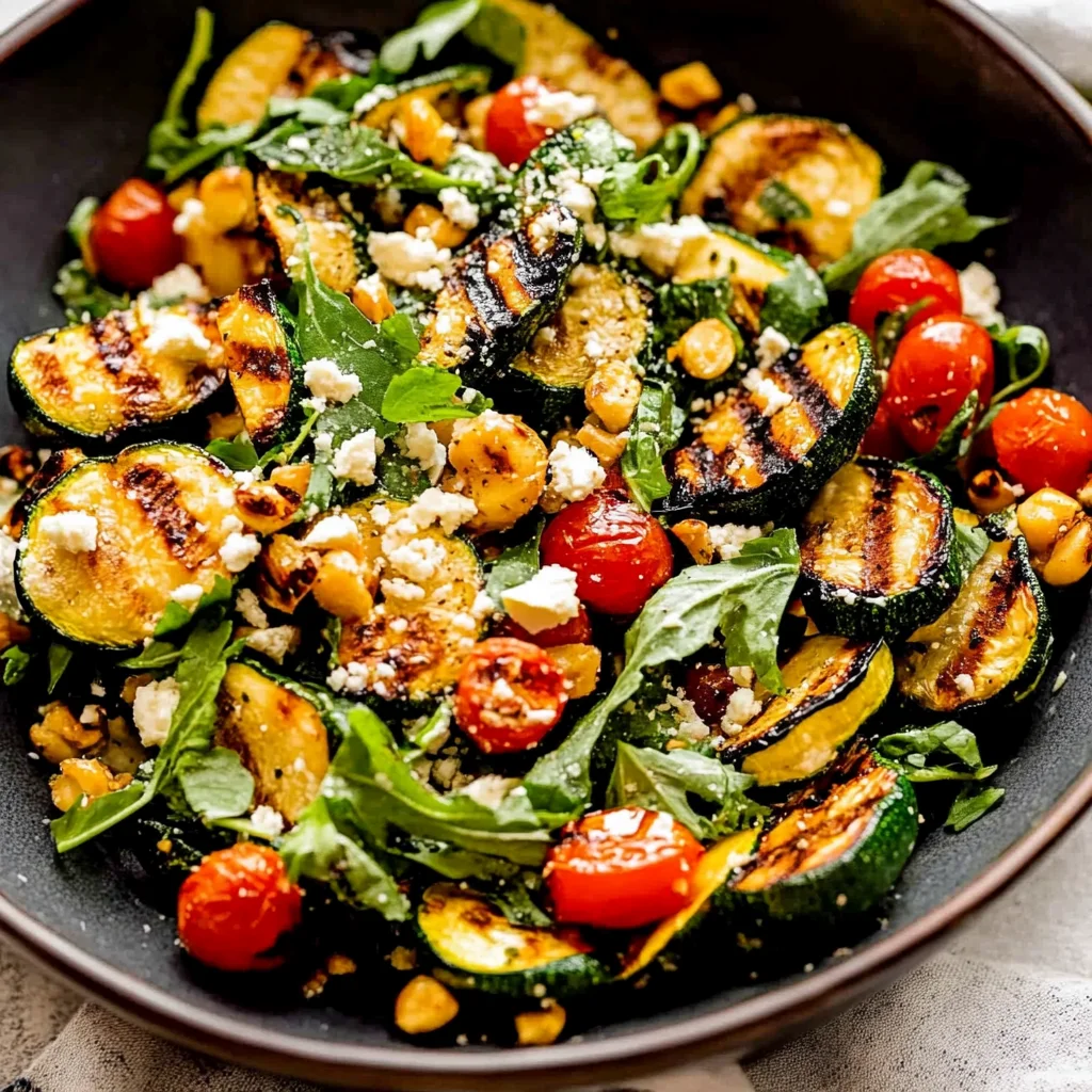 Grilled Zucchini Salad
