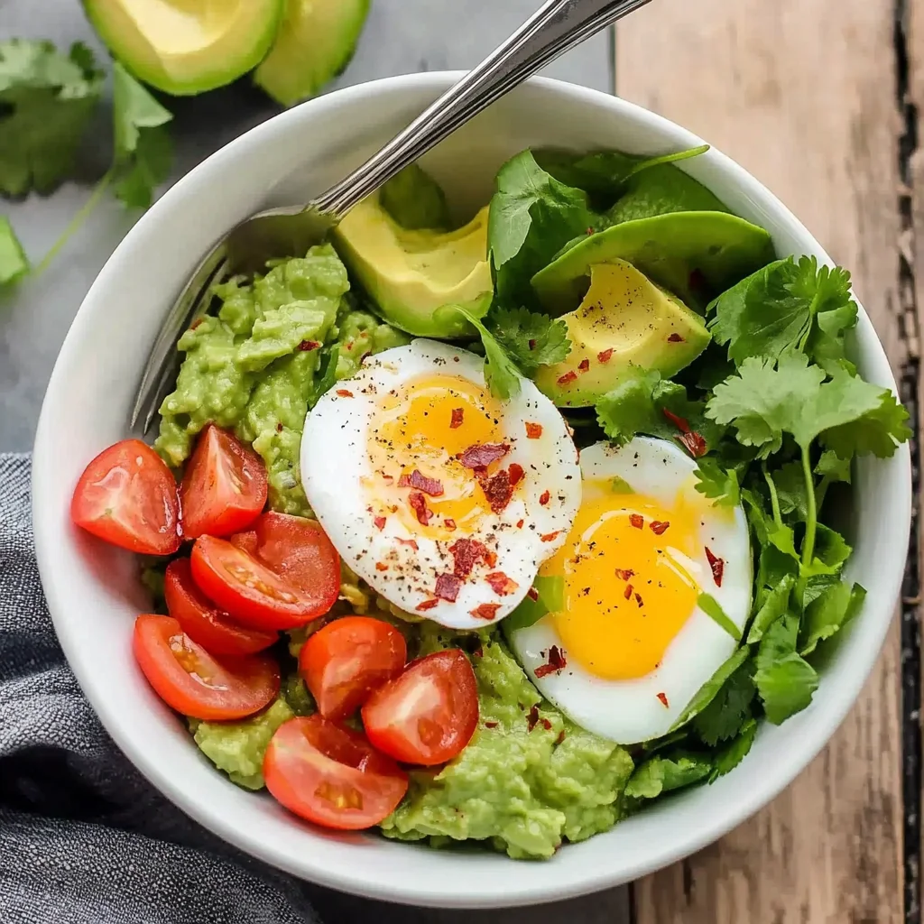 Guacamole Egg Breakfast Bowl Recipe
