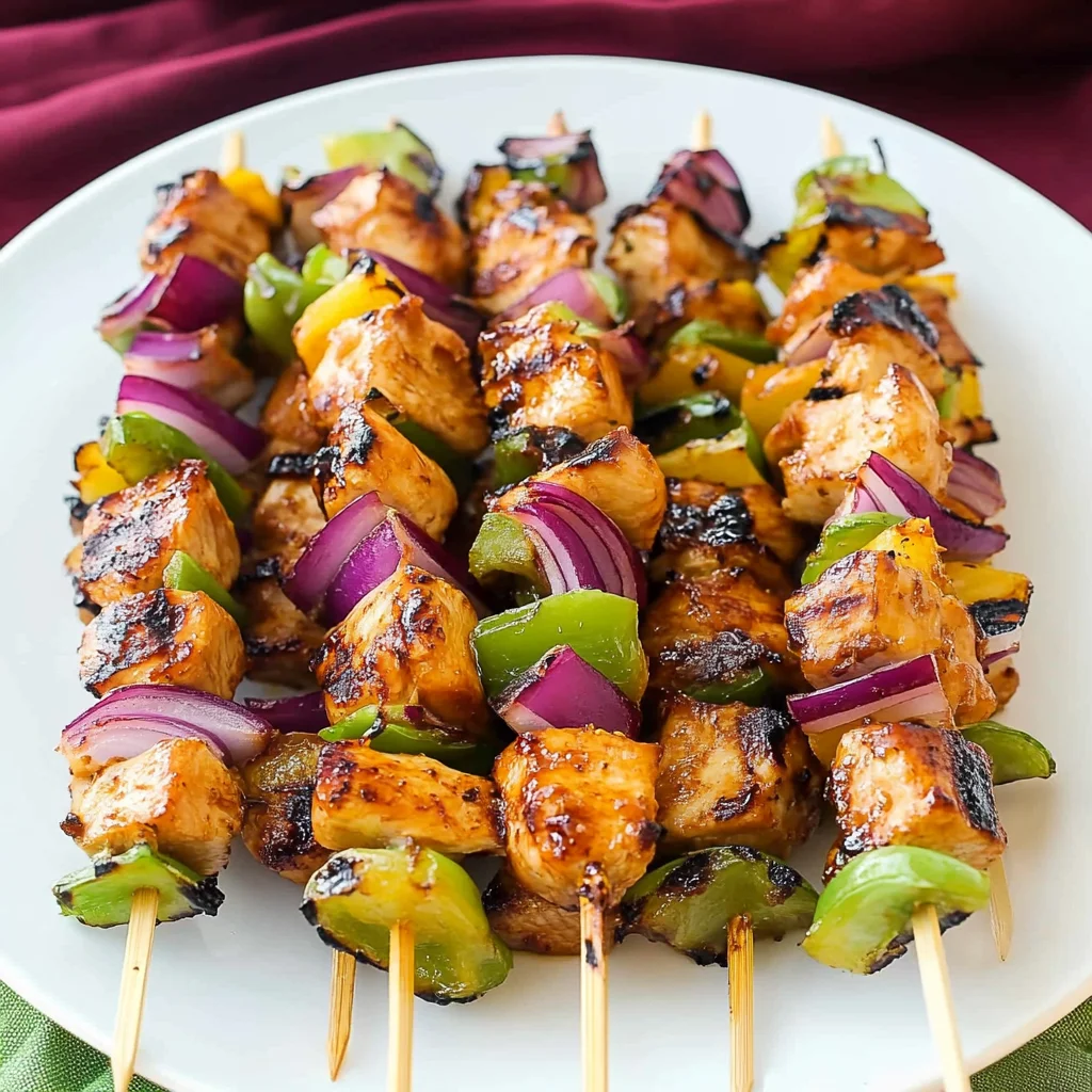 Hawaiian Chicken Kabobs