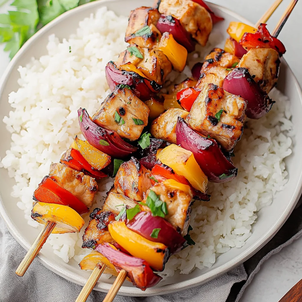 Hawaiian Chicken Kabobs