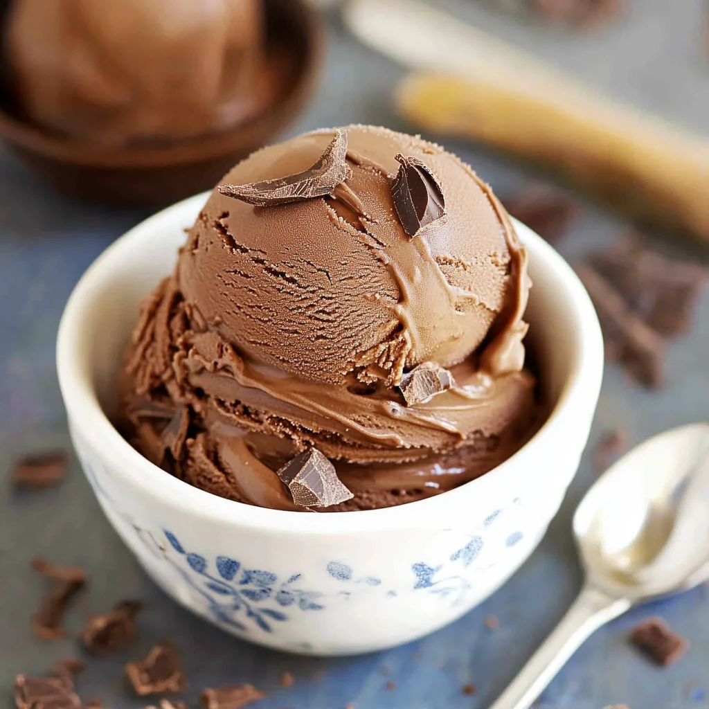 Homemade Chocolate Ice Cream Recipe