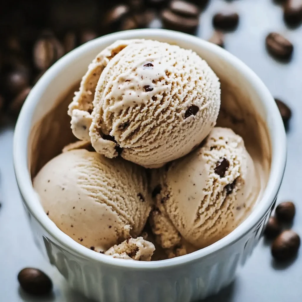 Homemade Coffee Ice Cream