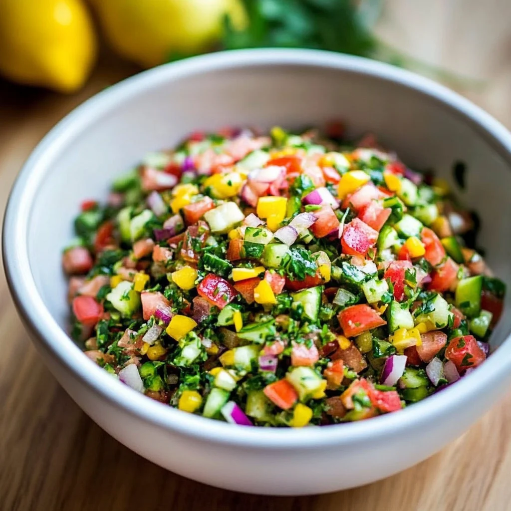 Israeli Salad Recipe