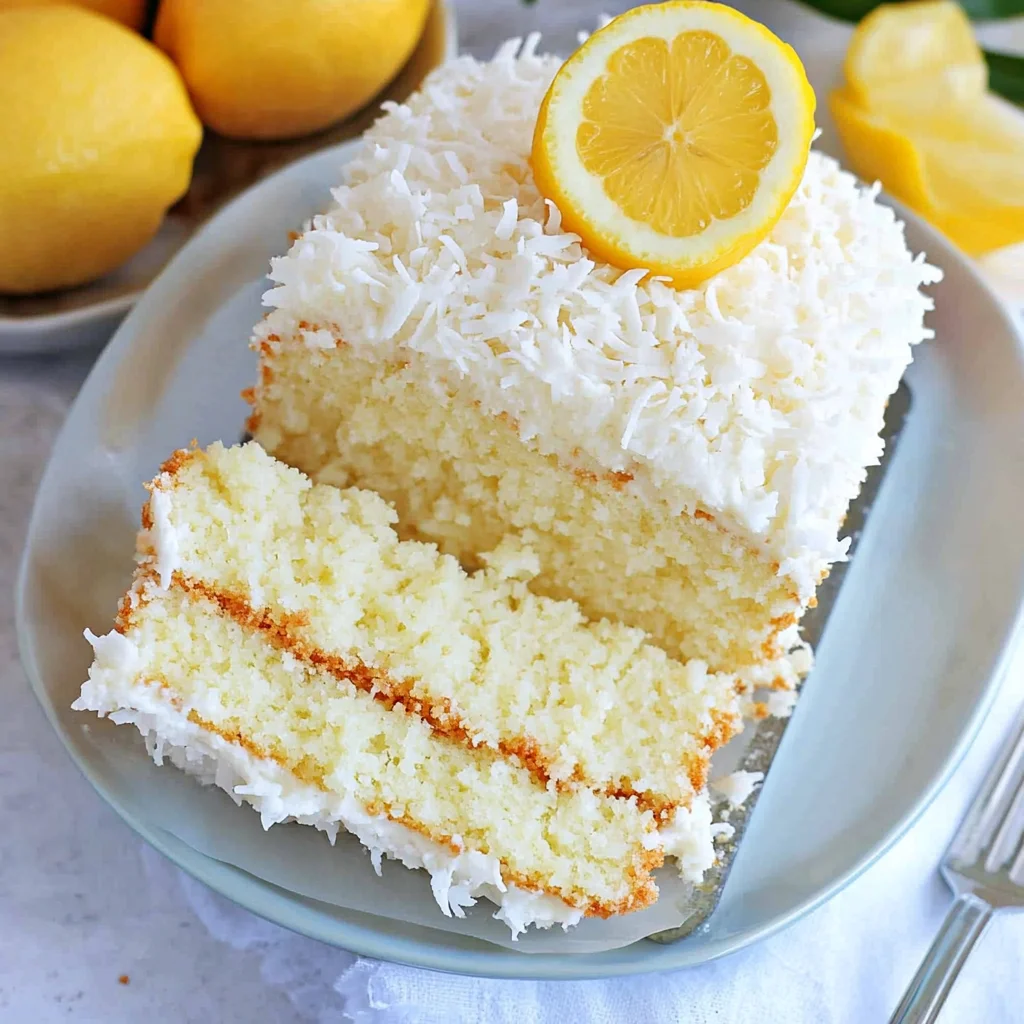 Lemon Coconut Cake