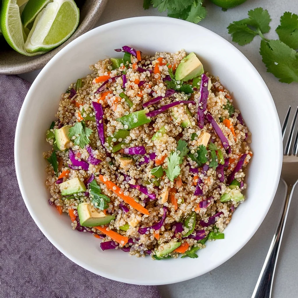 Make-Ahead Asian Quinoa Salad