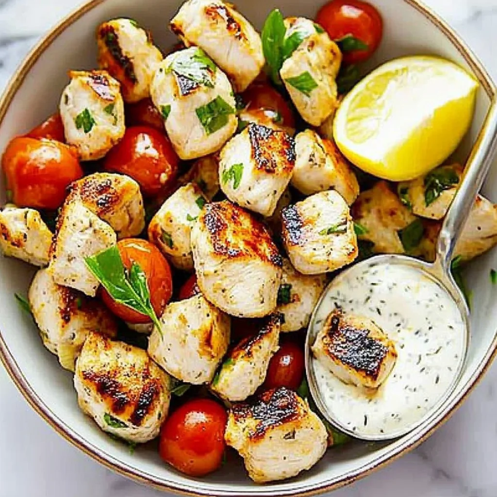 Mediterranean Chicken Bites