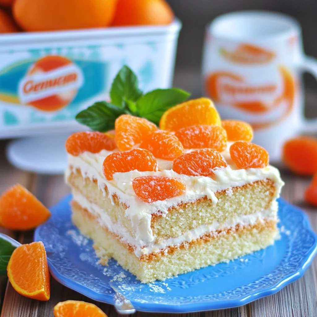 Orange Creamsicle Cake