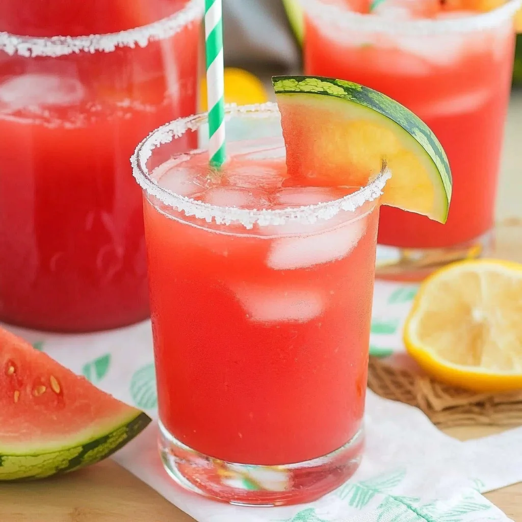 Spiked Watermelon Lemonade