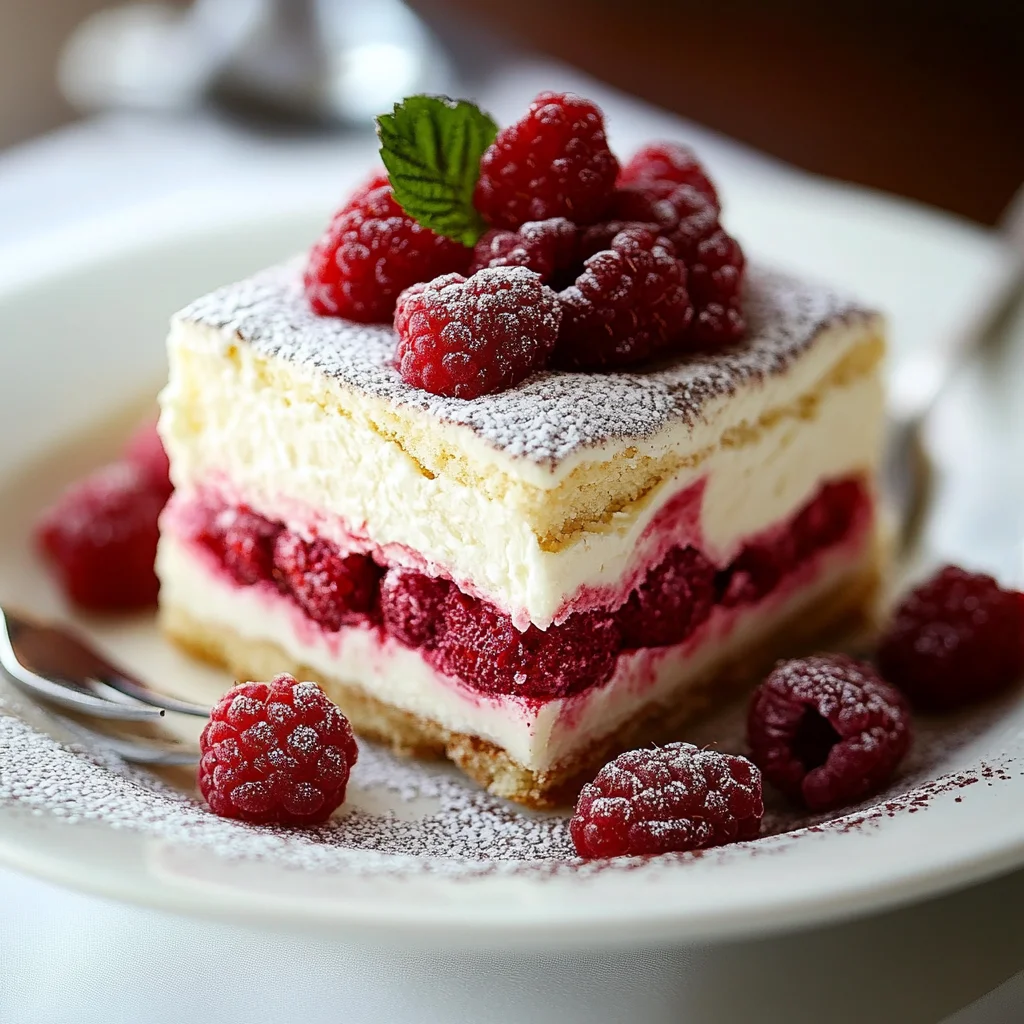 White Chocolate Raspberry Tiramisu: A Decadent Layered Delight