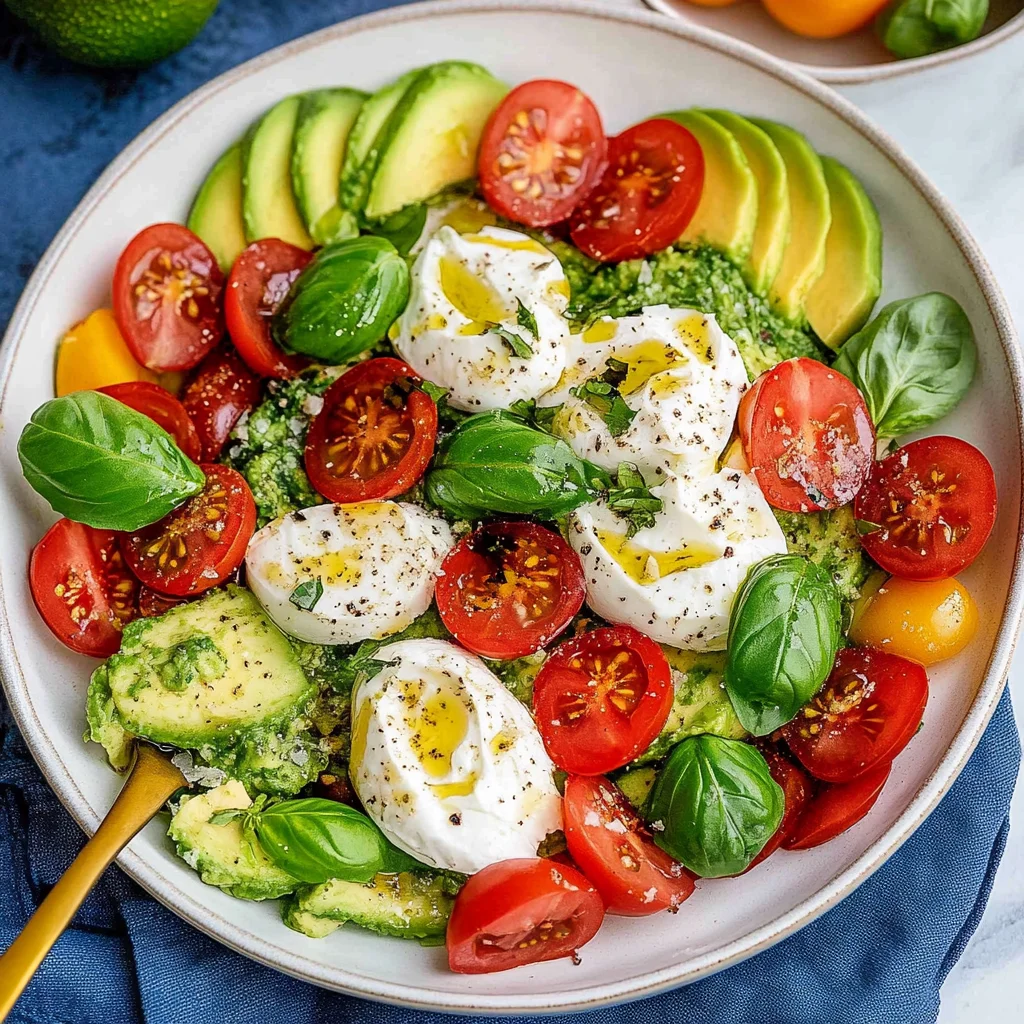 Avocado Caprese Salad