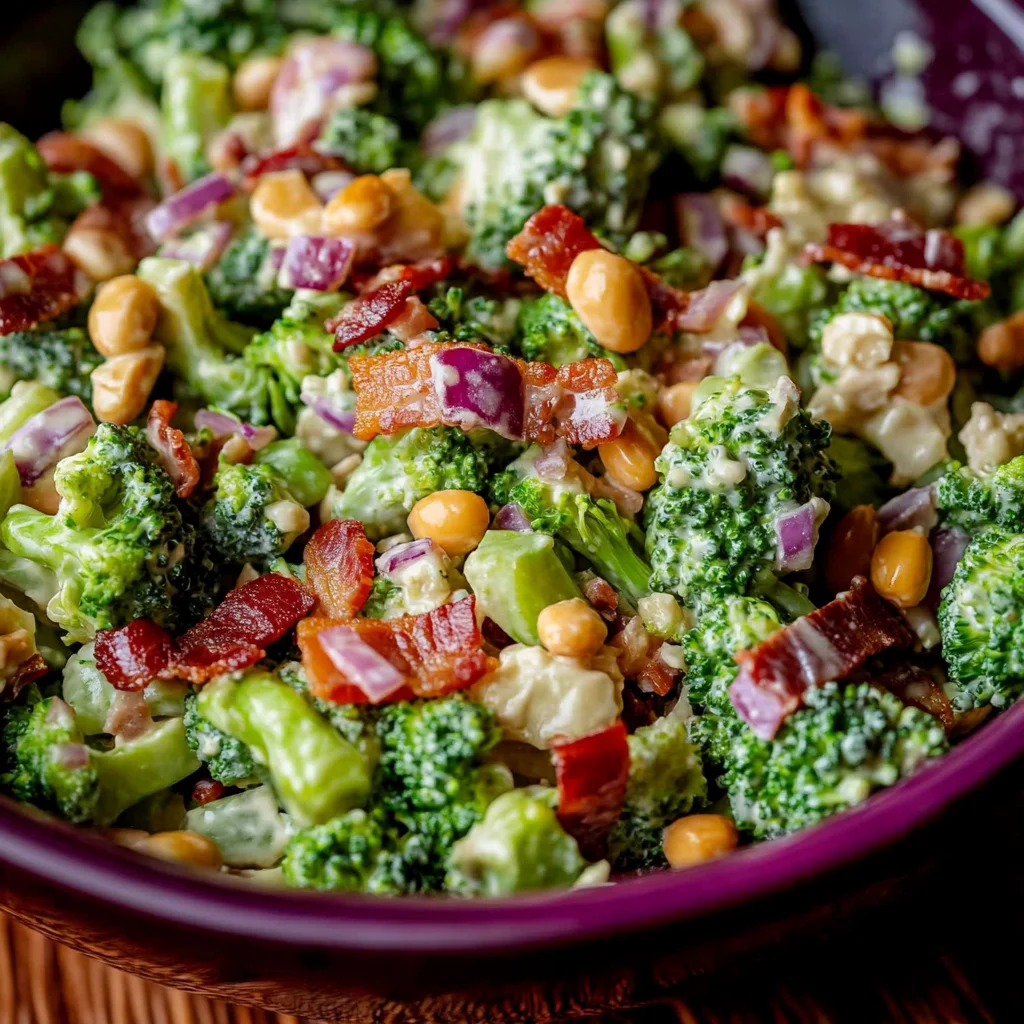Broccoli Salad with Turkey Bacon Recipe