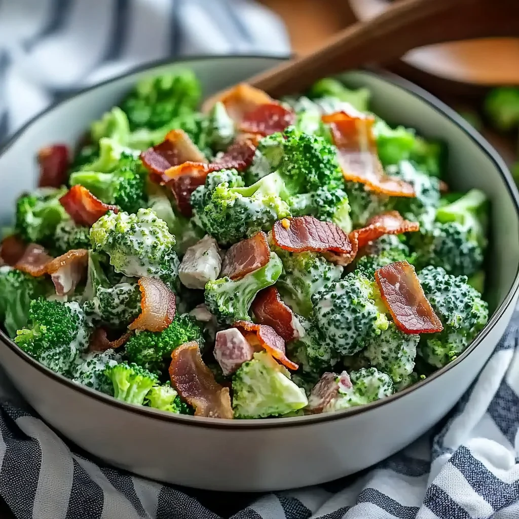 Classic Turkey Bacon Broccoli Salad Recipe