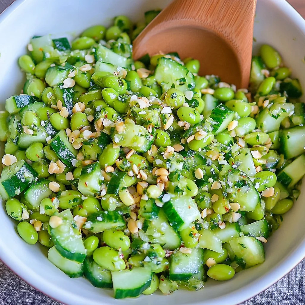 Cucumber Edamame Salad