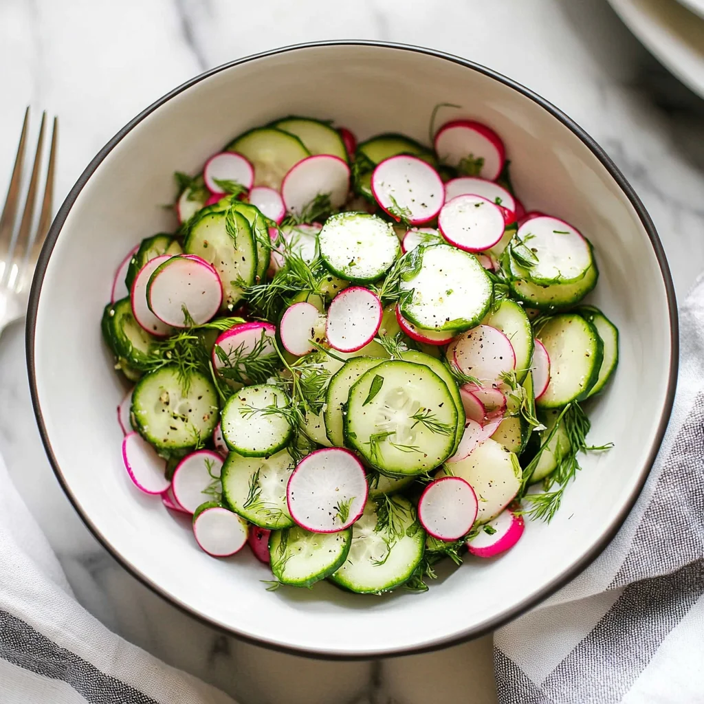 Cucumber Radish Salad