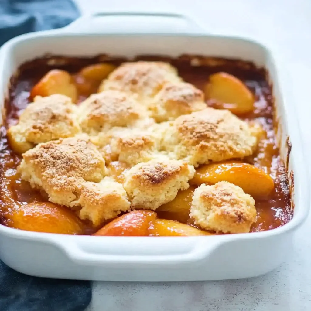 Easy Peach Cobbler