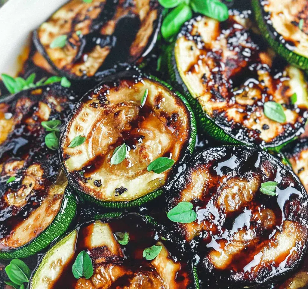 Easy Skillet Zucchini Recipe with Balsamic Reduction