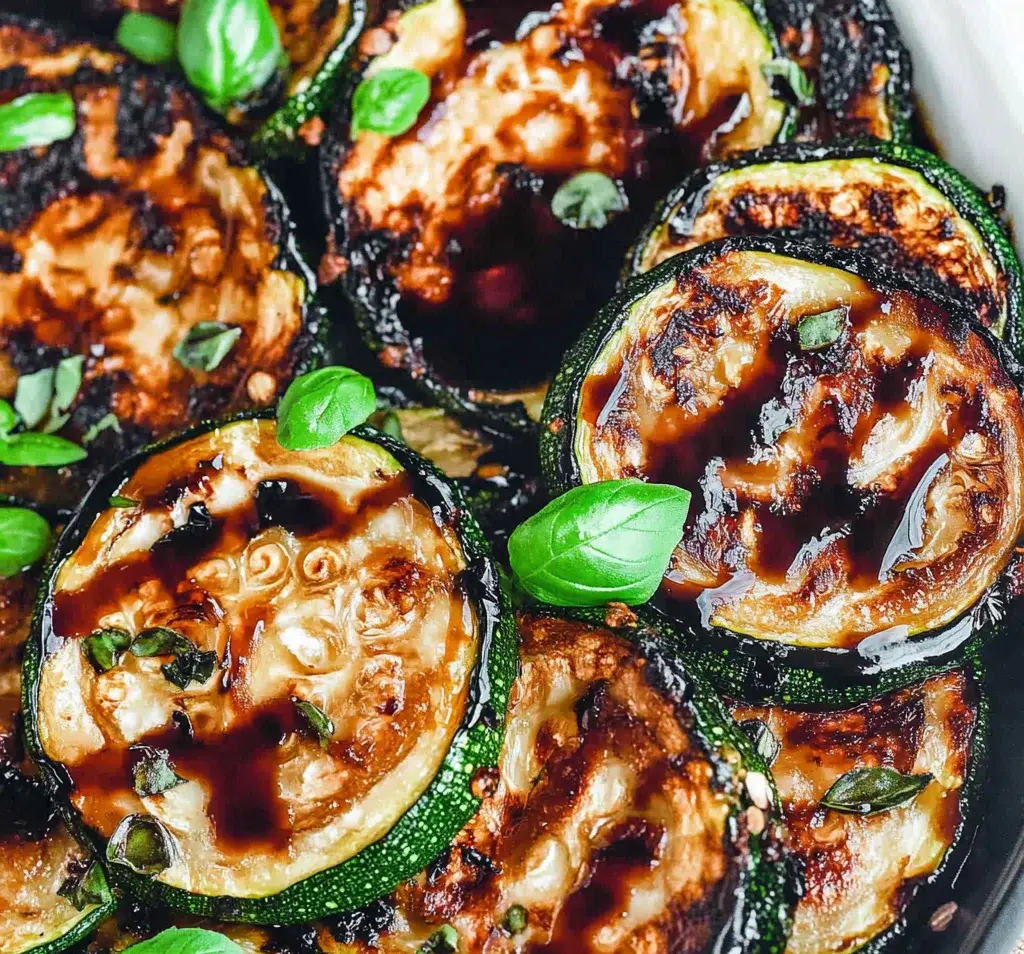 Easy Skillet Zucchini Recipe with Balsamic Reduction