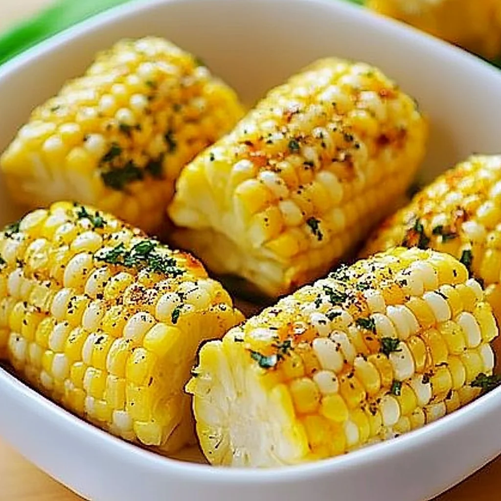 Garlic-Herb Butter Roasted Corn