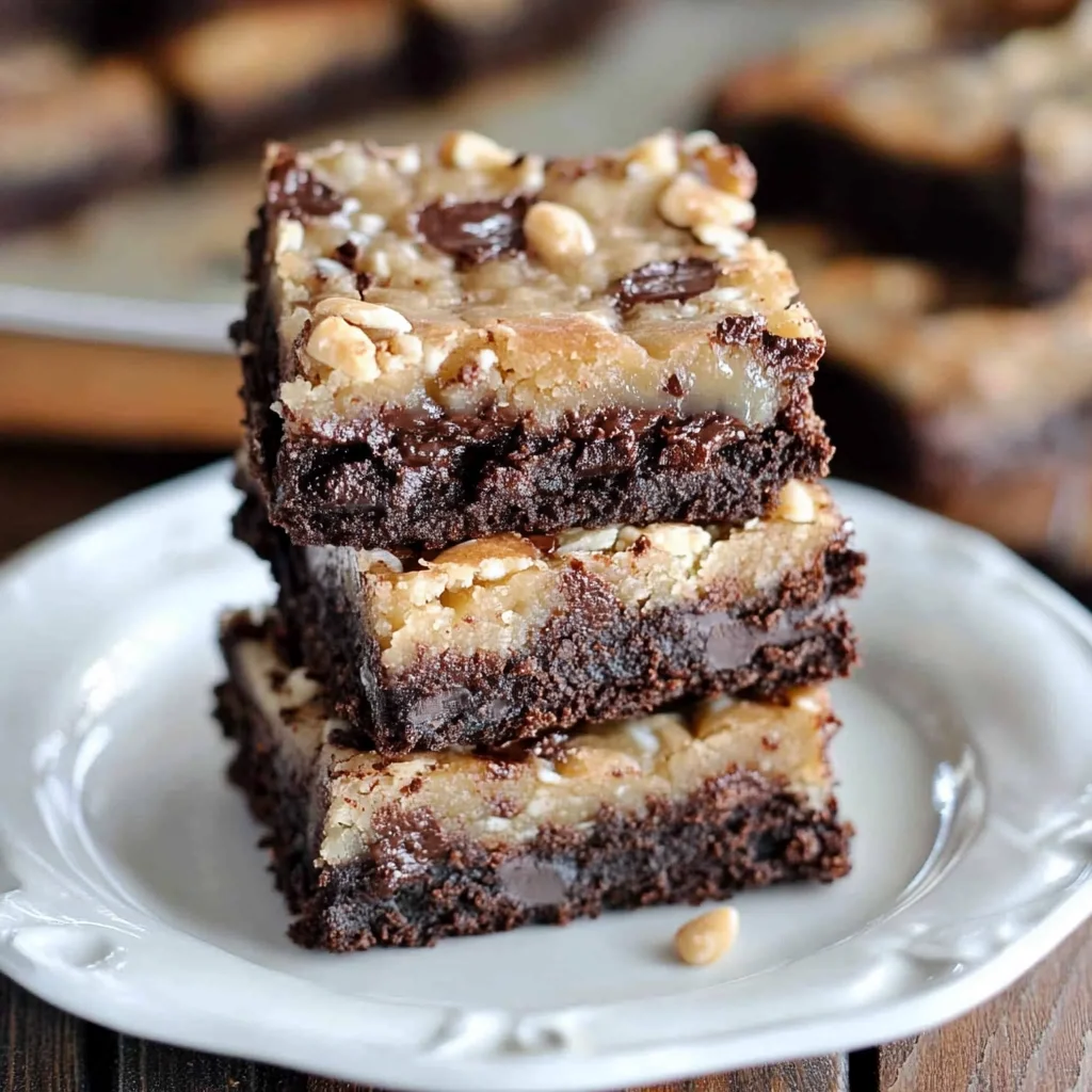 German Chocolate Brownies