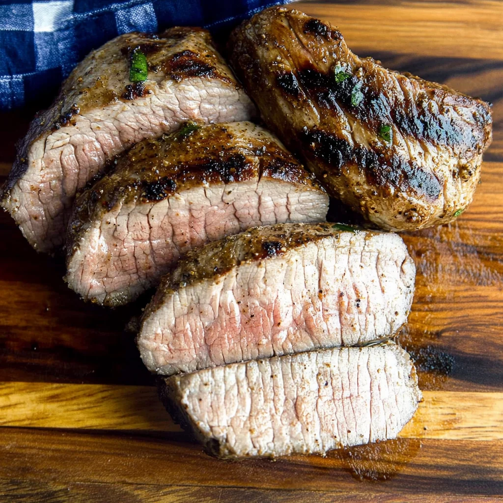 Grilled Mojo-Marinated beef Tenderloin