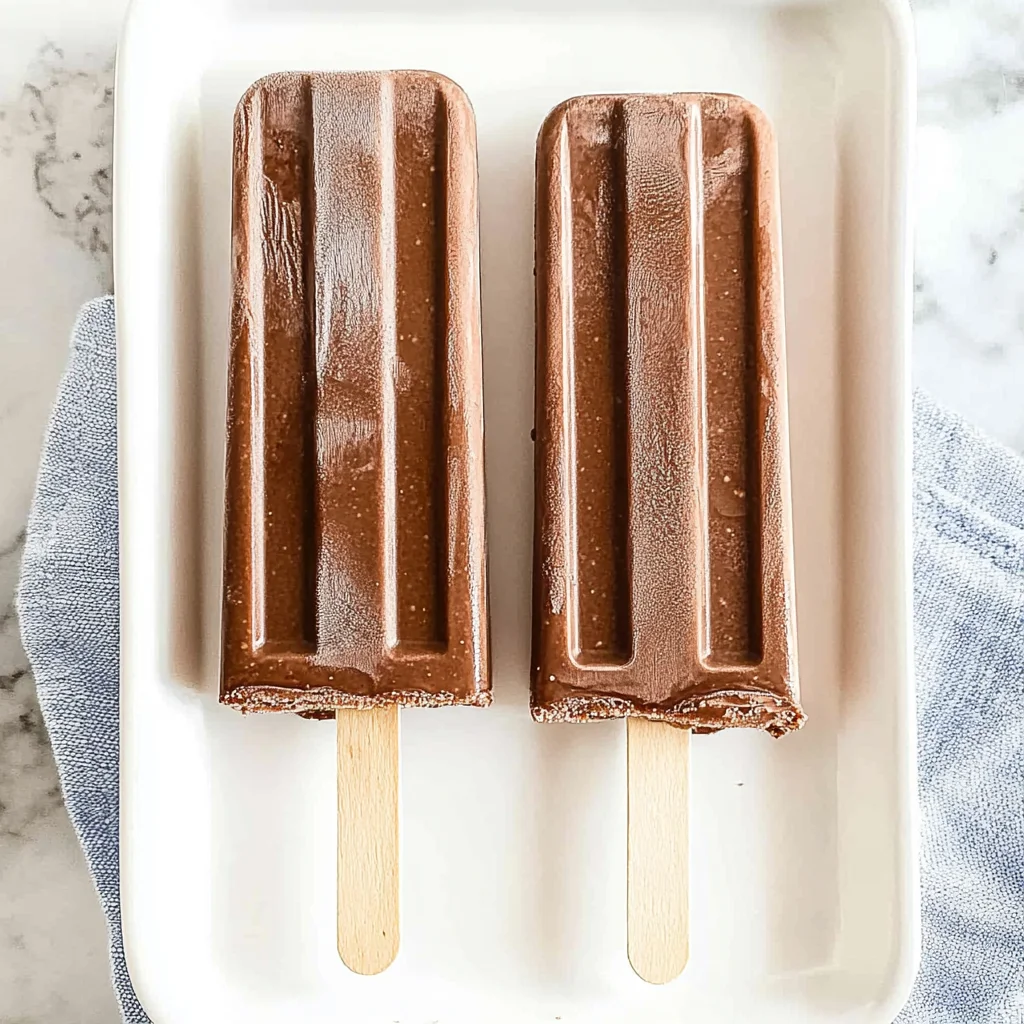 Homemade Fudgsicle