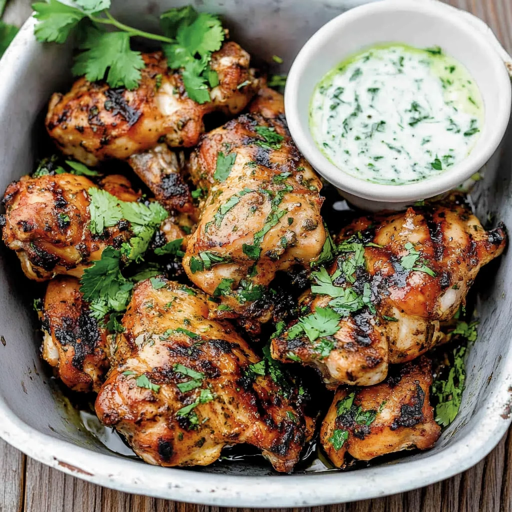 Mediterranean Grilled Chicken Thighs