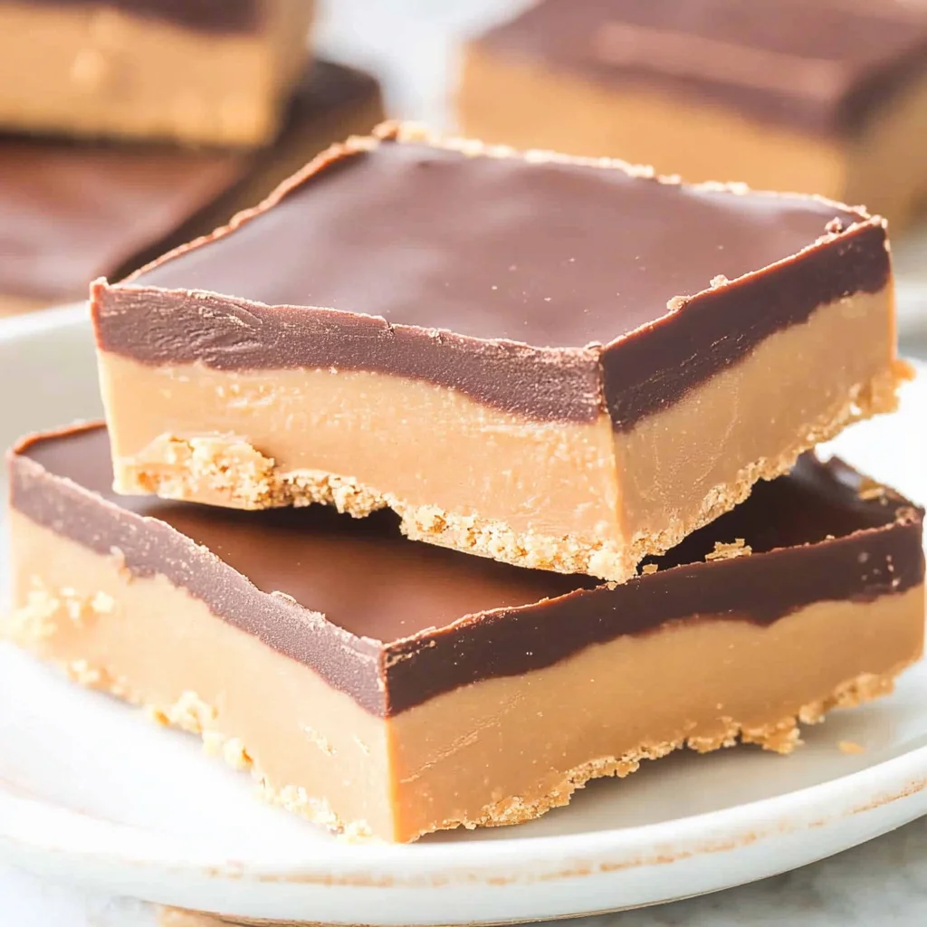 No-Bake Chocolate Peanut Butter Bars