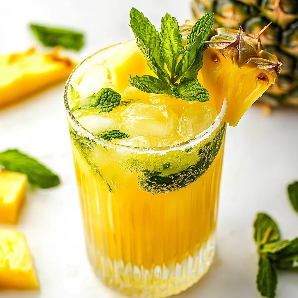 Pineapple Coconut Mojito Recipe