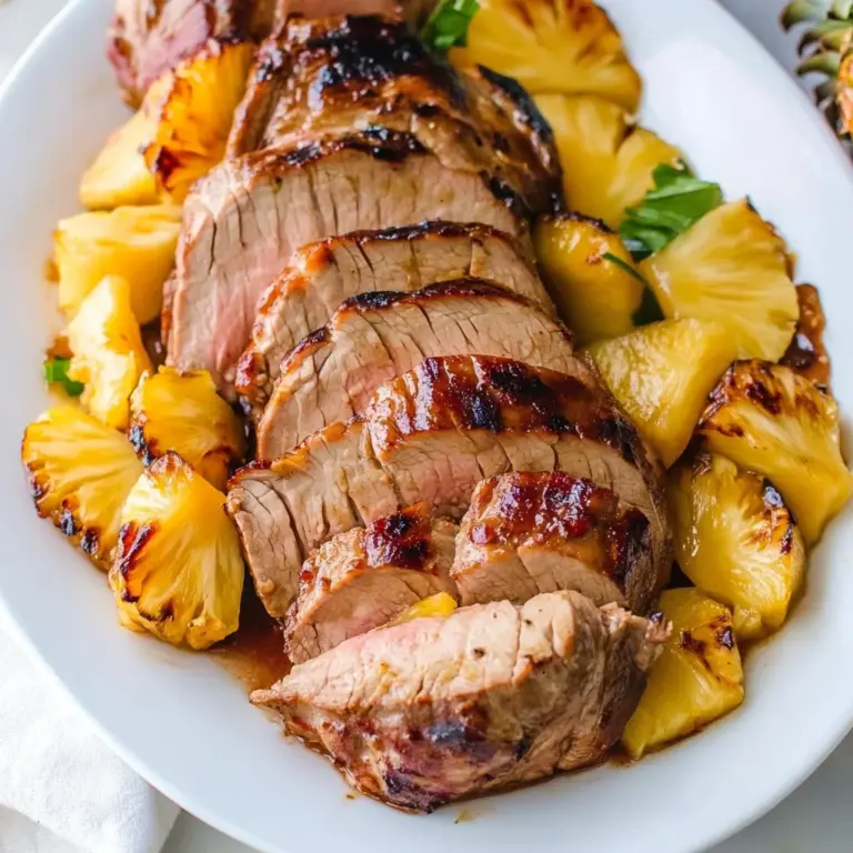 Pineapple beef Tenderloin