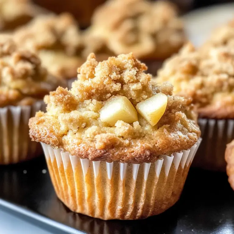 Apple Crumble Muffins