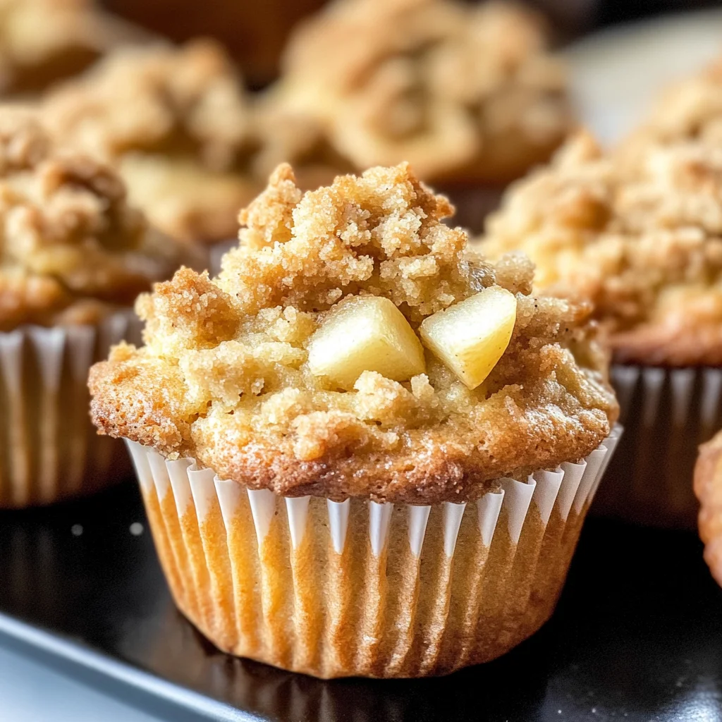 Apple Crumble Muffins