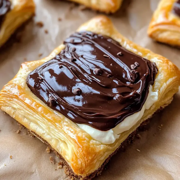 Chocolate Cream Cheese Danish