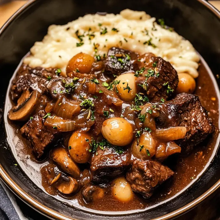 Classic Beef Bourguignon Recipe